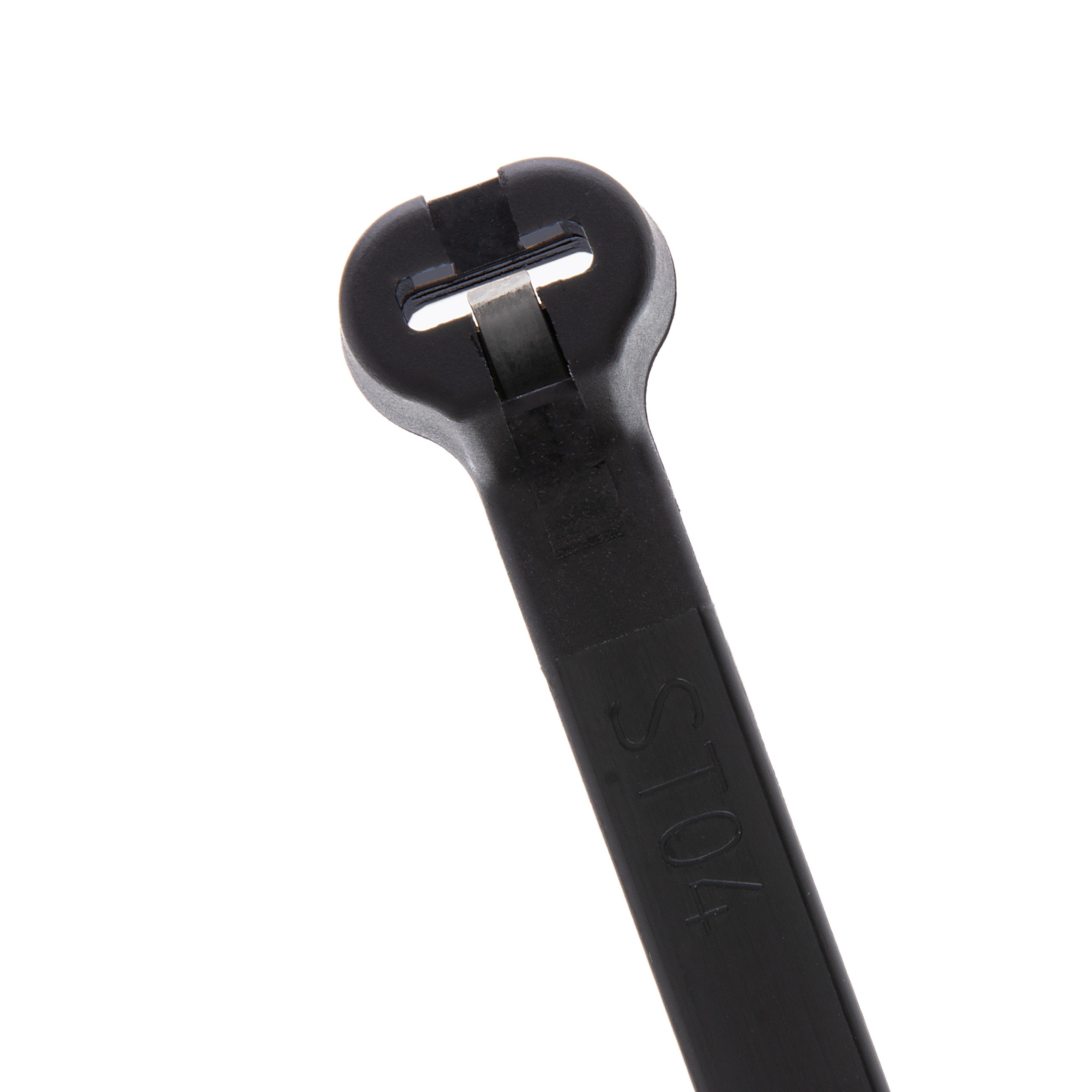 PowerGRP GRP-SB750B Cbl Tie BLK Stl Barb 7.5 IN50lb (100 EA) - NSI